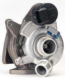 VTG turbocharger for passenger cars and light commercial vehicles.